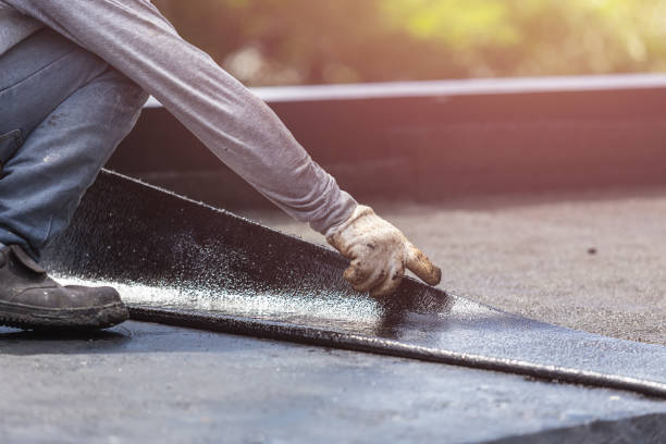 Professional Vapor Barrier Installation technician working in Cadillac, MI